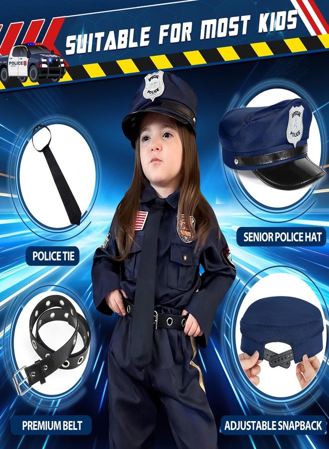 Joycover Police Officer Costume for Kids, Cop Costume Outfit Set with Toy Accessories, Halloween Costumes for Boys - Image 5